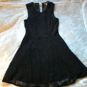 Black lace dress!